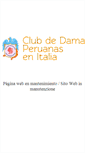 Mobile Screenshot of clubdedamasperuanasenitalia.org